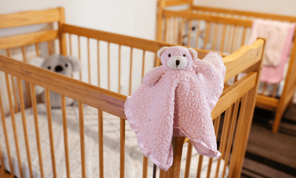 baby toys in cot